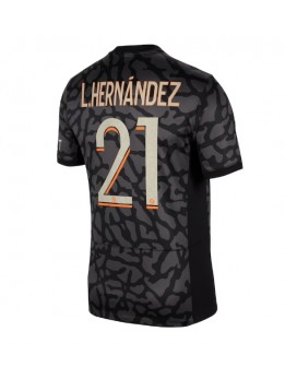 Billige Paris Saint-Germain Lucas Hernandez #21 Tredjedrakt 2023-24 Kortermet